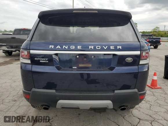 2016 Land Rover Range Rover Sport V6 HSE with VIN SALWR2VF1GA646931, listed as a Copart auction lot 54485355 with 95,739 mi miles and Clean Title. Bid and sale history available at carsss.com. Image 6.