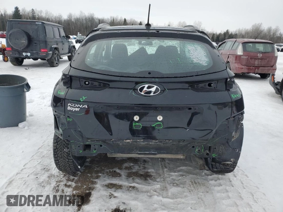 2019 Hyundai Kona SEL with VIN KM8K22AA1KU300806, listed as a Copart auction lot 42326845 with 160,507 mi miles and Clean Title. Bid and sale history available at DreamBid. Image 6.