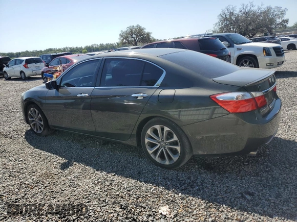 2014 Honda Accord Sedan Sport with VIN 1HGCR2F53EA114076, listed as a Copart auction lot 53427015 with 153,611 mi miles and Salvage Title. Bid and sale history available at carsss.com. Image 2.