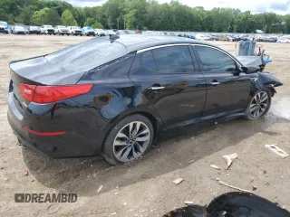 2015 Kia Optima SX Turbo with VIN 5XXGR4A62FG493749, listed as a Copart auction lot 58897855 with 151,744 mi miles and Salvage title. Bid and sale history available at DreamBid. Image 3.