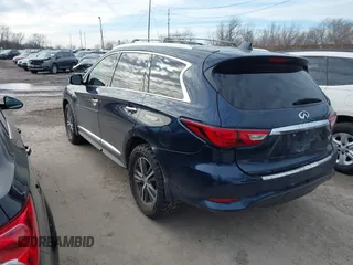 2017 Infiniti QX60 with VIN 5N1DL0MM2HC554832, listed as a IAAI auction lot 41664376 with 109,556 mi miles and . Bid and sale history available at DreamBid. Image 3.