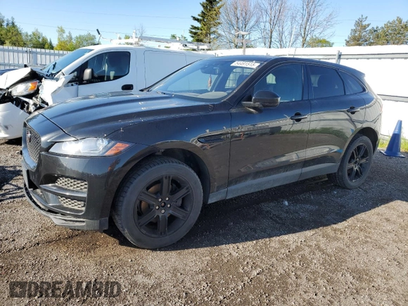 2018 Jaguar F-Pace 20d Premium with VIN SADCJ2FN4JA263097, listed as a Copart auction lot 54491515 with 214,297 mi miles and Clean title. Bid and sale history available at DreamBid. Image 1.