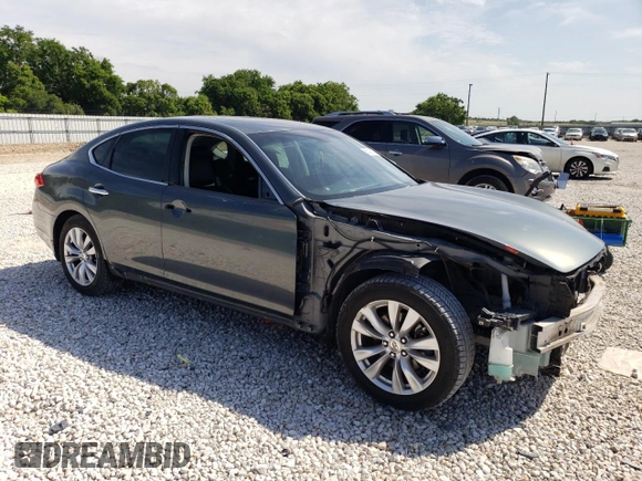 2011 Infiniti M37 with VIN JN1BY1AP2BM320115, listed as a Copart auction lot 55309274 with 104,779 mi miles and Salvage Title. Bid and sale history available at carsss.com. Image 4.