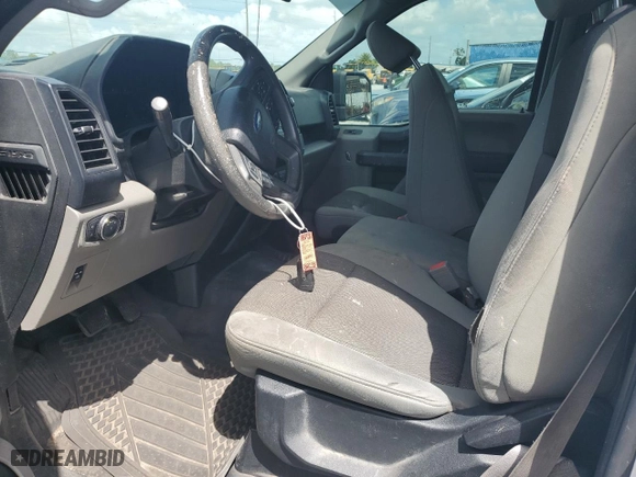 2019 Ford F-150 XL with VIN 1FTMF1CBXKKD95007, listed as a Copart auction lot 51616095 with 156,260 mi miles and Salvage Title. Bid and sale history available at carsss.com. Image 7.