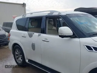 2011 Infiniti QX56 7-passenger with VIN JN8AZ2NF0B9500391, listed as a IAAI auction lot 41001635 with 166,100 mi miles and . Bid and sale history available at DreamBid. Image 6.
