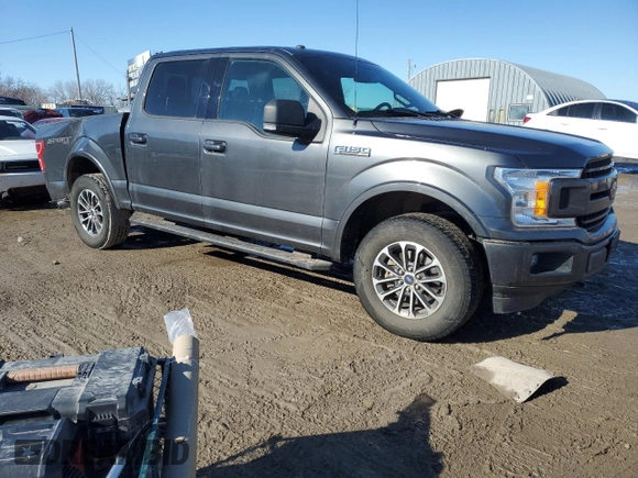 2018 Ford F-150 XL with VIN 1FTEW1EP3JFB40624, listed as a Copart auction lot 88748165 with 101,674 mi miles and Salvage title. Bid and sale history available at DreamBid. Image 4.