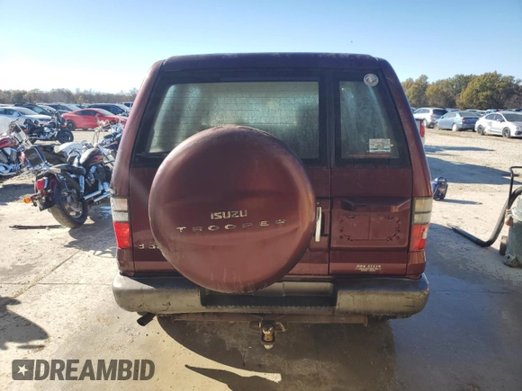 2000 Isuzu Trooper S with VIN JACDJ58X1Y7J18525, listed as a Copart auction lot 78718494 with 196,166 mi miles and Clean title. Bid and sale history available at DreamBid. Image 6.