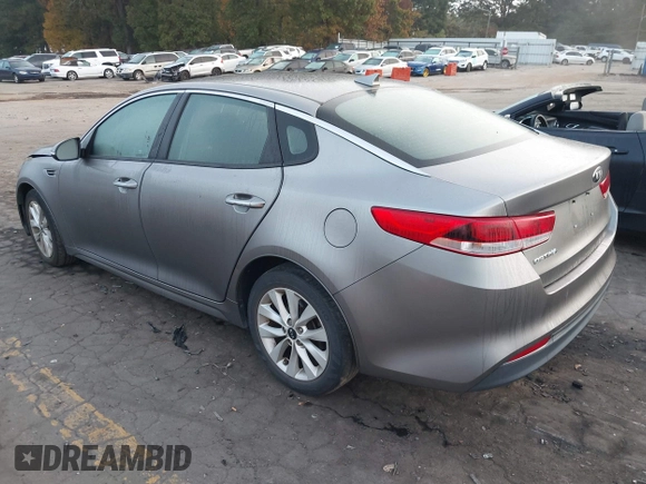 2018 Kia Optima LX with VIN 5XXGT4L39JG269147, listed as a IAAI auction lot 40743582 with 95,283 mi miles and . Bid and sale history available at DreamBid. Image 3.