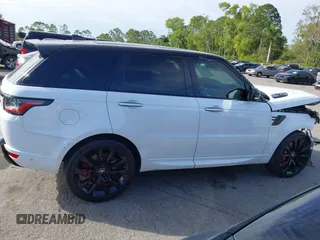 2021 Land Rover Range Rover Sport HST with VIN SALWS2RU5MA760939, listed as a IAAI auction lot 41263100 with 66,712 mi miles. Bid and sale history available at carsss.com. Image 14.