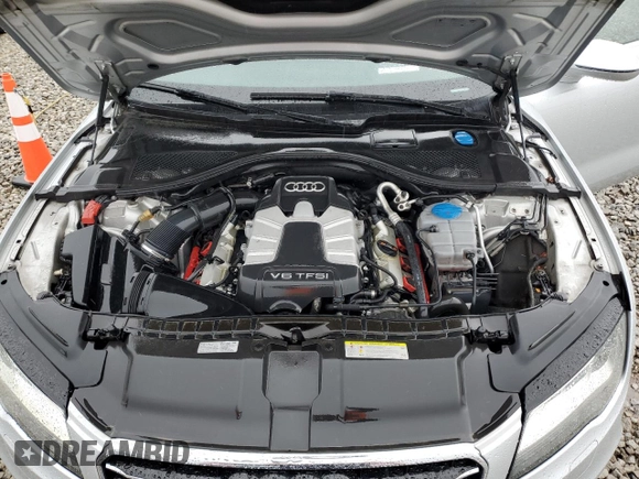 2013 Audi A7 Prestige with VIN WAU3GAFC9DN039773, listed as a Copart auction lot 52095735 with 107,246 mi miles and Salvage title. Bid and sale history available at DreamBid. Image 11.