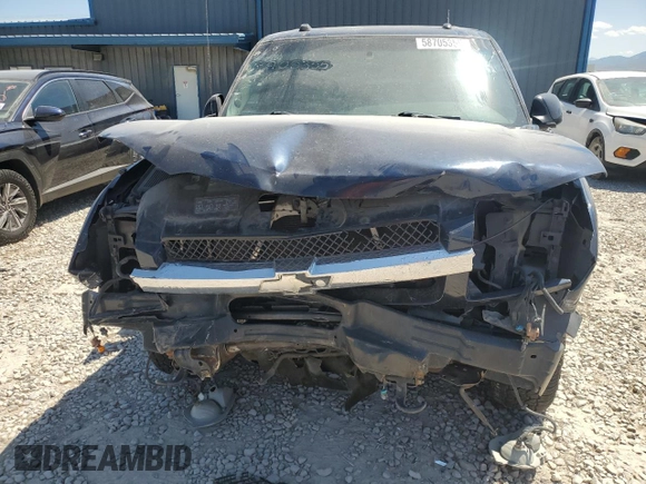 2005 Chevrolet Avalanche LT with VIN 3GNEC12Z65G221000, listed as a Copart auction lot 58705355 with Not provided miles and Salvage title. Bid and sale history available at DreamBid. Image 5.