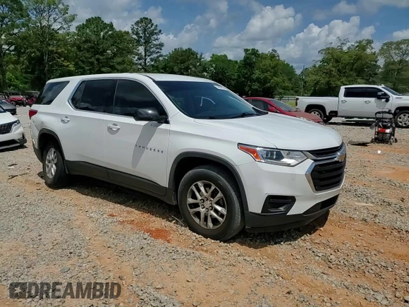 2018 Chevrolet Traverse LS z VIN 1GNERFKW3JJ203354, wystawiony jako Copart lot #54901925 z przebiegiem 110 898 mil mil oraz Szkoda całkowita • Salvage title. Historia ofert i sprzedaży dostępna na DreamBid. Obrazek 14.