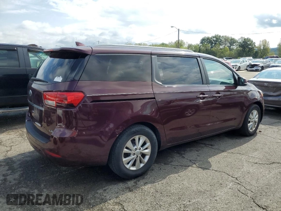 2017 Kia Sedona LX with VIN KNDMB5C12H6246716, listed as a Copart auction lot 72737494 with 143,942 mi miles and Clean Title. Bid and sale history available at carsss.com. Image 3.