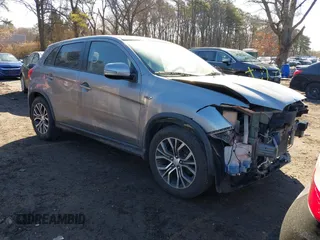 2016 Mitsubishi Outlander Sport 2.0 ES with VIN JA4AP3AU4GZ024840, listed as a IAAI auction lot 41618958 with 75,684 mi miles. Bid and sale history available at carsss.com. Image 1.