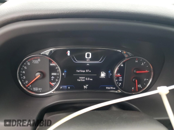 2020 GMC Acadia SLT z VIN 1GKKNUL46LZ224359, wystawiony jako Copart lot #71494364 z przebiegiem 90 678 mil mil oraz Szkoda całkowita • Salvage title. Historia ofert i sprzedaży dostępna na DreamBid. Obrazek 9.