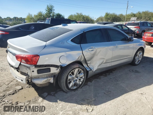 2017 Chevrolet Impala LS with VIN 2G11Z5S38H9110089, listed as a Copart auction lot 74040654 with Not Provided miles and Salvage Title. Bid and sale history available at DreamBid. Image 3.