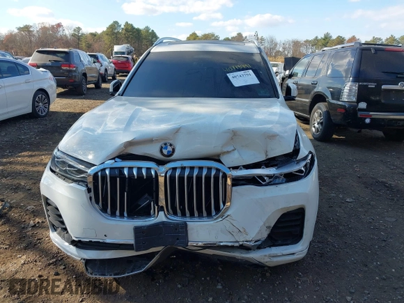 2019 BMW X7 xDrive50i z VIN 5UXCX4C59KLS38761, wystawiony jako IAAI lot #40743791 z przebiegiem Nie podano mil oraz . Historia ofert i sprzedaży dostępna na DreamBid. Obrazek 11.
