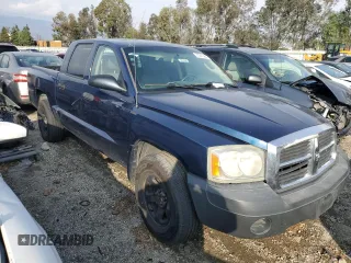 2005 Dodge Dakota ST with VIN 1D7HE28K55S207622, listed as a Copart auction lot 72201084 with 164,221 mi miles and Clean Title. Bid and sale history available at DreamBid. Image 4.