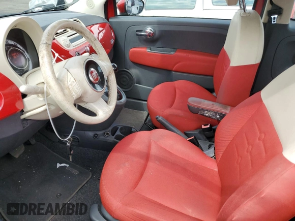 2013 FIAT 500 Pop z VIN 3C3CFFAR6DT579908, wystawiony jako Copart lot #63145225 z przebiegiem 159 059 mil mil oraz Czysty tytuł • Clean title. Historia ofert i sprzedaży dostępna na DreamBid. Obrazek 7.