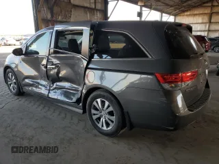 2014 Honda Odyssey EX-L with VIN 5FNRL5H61EB045056, listed as a Copart auction lot 88178255 with 112,464 mi miles and Salvage Title. Bid and sale history available at carsss.com. Image 2.