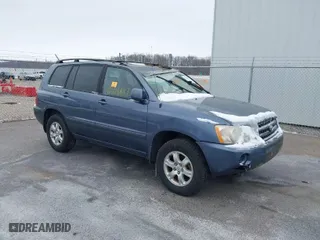 2003 Toyota Highlander with VIN JTEHF21A930131299, listed as a IAAI auction lot 41566017 with 1 mi miles. Bid and sale history available at carsss.com. Image 1.