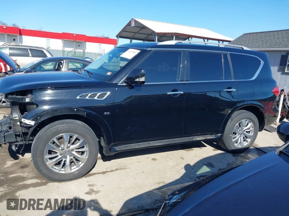 2017 Infiniti QX80 with VIN JN8AZ2NEXH9153684, listed as a IAAI auction lot 41737303 with 87,515 mi miles and . Bid and sale history available at DreamBid. Image 15.