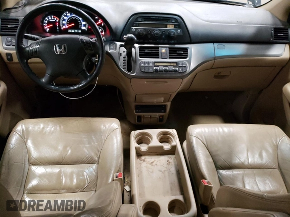 2007 Honda Odyssey EX-L with VIN 5FNRL38717B123111, listed as a Copart auction lot 52906645 with 235,188 mi miles and Salvage Title. Bid and sale history available at carsss.com. Image 8.