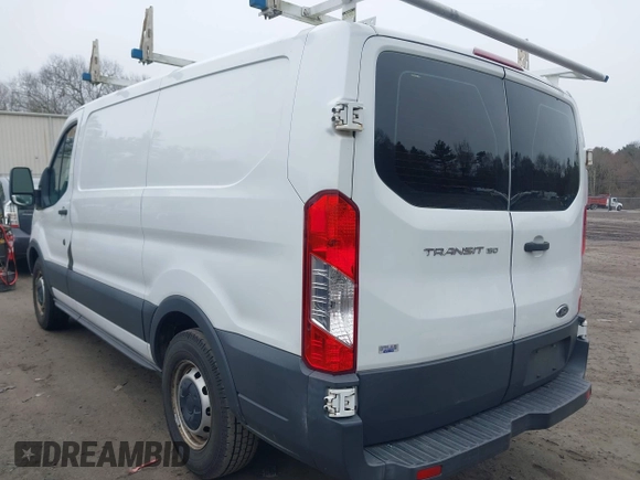 2015 Ford Transit Cargo with VIN 1FTNE1ZMXFKA13211, listed as a IAAI auction lot 41917739 with 250,146 mi miles. Bid and sale history available at carsss.com. Image 3.