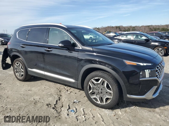 2022 Hyundai Santa Fe Limited with VIN 5NMS44AL5NH418106, listed as a Copart auction lot 88693165 with 48,256 mi miles and Salvage Title. Bid and sale history available at carsss.com. Image 4.