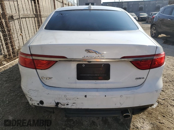 2016 Jaguar XF 35t Prestige with VIN SAJBE4BV5GCY14312, listed as a Copart auction lot 82659774 with 0 mi miles and Clean Title. Bid and sale history available at carsss.com. Image 6.