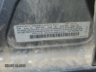2010 Volkswagen Jetta S with VIN 3VWJX7AJ3AM103165, listed as a Copart auction lot 48771545 with 216,282 mi miles and Clean title. Bid and sale history available at DreamBid. Image 12.