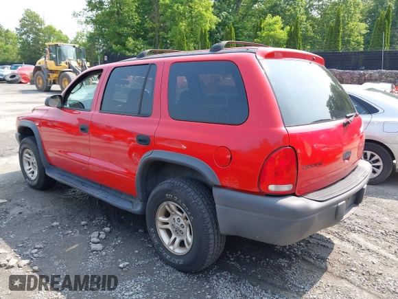 2003 Dodge Durango Sport with VIN 1D4HS38N83F621814, listed as a IAAI auction lot 42460052 with 128,896 mi miles and . Bid and sale history available at DreamBid. Image 3.