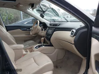 2015 Nissan Rogue S with VIN 5N1AT2MT6FC757001, listed as a IAAI auction lot 41806214 with 1 mi miles. Bid and sale history available at carsss.com. Image 5.