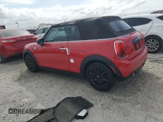 2021 MINI Convertible Cooper with VIN WMWWJ3C07M3M17122, listed as a Copart auction lot 74425544 with 0 mi miles and Non Repairable. Bid and sale history available at carsss.com. Image 2.