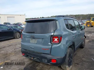 2018 Jeep Renegade Trailhawk с VIN ZACCJBCB8JPH54696, выставлен на аукционе IAAI как лот 41596364 с пробегом 19 016 миль миль и . История ставок и продаж доступна на DreamBid. Изображение 4.