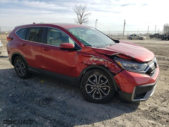 2021 Honda CR-V EX-L with VIN 2HKRW2H87MH673386, listed as a Copart auction lot 49262535 with 11,255 mi miles and Salvage Title. Bid and sale history available at carsss.com. Image 4.