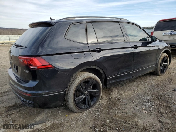 2023 Volkswagen Tiguan SE R-Line Black with VIN 3VVCB7AX9PM131559, listed as a Copart auction lot 44711665 with 28,166 mi miles and Salvage Title. Bid and sale history available at carsss.com. Image 3.