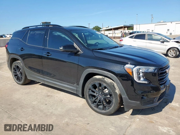 2022 GMC Terrain SLT with VIN 3GKALPEV8NL292374, listed as a Copart auction lot 56430655 with 38,233 mi miles and Salvage title. Bid and sale history available at DreamBid. Image 4.