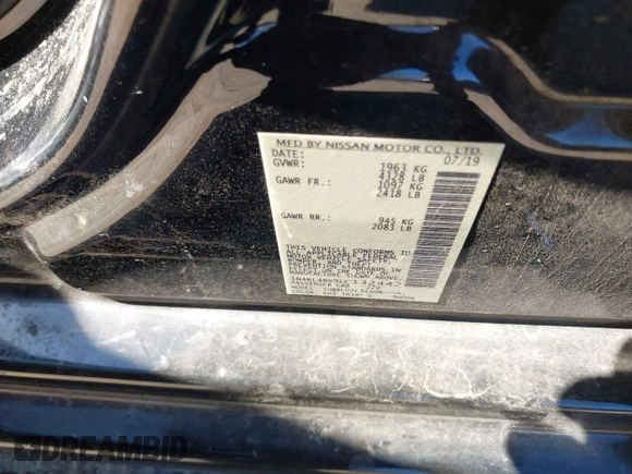 2020 Nissan Altima S z VIN 1N4BL4BV9LC132442, wystawiony jako IAAI lot #41758798 z przebiegiem 75 196 mil mil oraz . Historia ofert i sprzedaży dostępna na DreamBid. Obrazek 9.