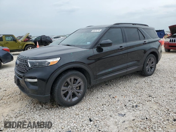2022 Ford Explorer XLT z VIN 1FMSK7DH6NGB62558, wystawiony jako Copart lot #54575715 z przebiegiem 57 056 mil mil oraz Czysty tytuł • Clean title. Historia ofert i sprzedaży dostępna na DreamBid. Obrazek 1.
