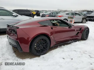 2018 Chevrolet Corvette Grand Sport 2LT with VIN 1G1YX2D70J5100047, listed as a Copart auction lot 84485544 with 0 mi miles and Salvage Title. Bid and sale history available at carsss.com. Image 3.