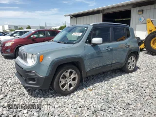 2017 Jeep Renegade Limited with VIN ZACCJADB1HPE48460, listed as a Copart auction lot 60646285 with 134,327 mi miles and Salvage title. Bid and sale history available at DreamBid. Image 1.