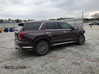 2024 Hyundai Palisade Calligraphy z VIN KM8R7DGE7RU654586, wystawiony jako Copart lot #43860665 z przebiegiem 12 812 mil mil oraz Szkoda całkowita • Salvage title. Historia ofert i sprzedaży dostępna na DreamBid. Obrazek 3.