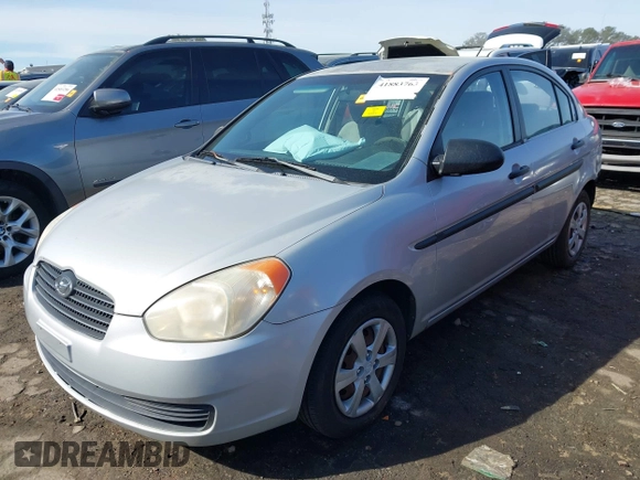 2009 Hyundai Accent Auto GLS with VIN KMHCM46C69U316790, listed as a IAAI auction lot 41883763 with 182,647 mi miles. Bid and sale history available at carsss.com. Image 14.