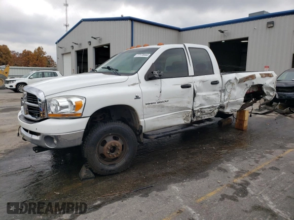 2006 Dodge Ram 3500 SLT with VIN 3D7MX48C56G112340, listed as a Copart auction lot 77170444 with 388,283 mi miles and Salvage Title. Bid and sale history available at carsss.com. Image 1.
