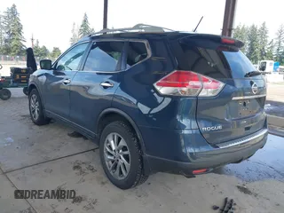 2015 Nissan Rogue SL with VIN 5N1AT2MV7FC916285, listed as a IAAI auction lot 41891874 with 102,105 mi miles. Bid and sale history available at carsss.com. Image 3.