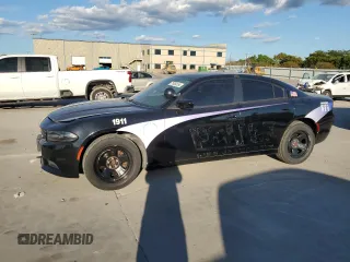 2019 Dodge Charger Police with VIN 2C3CDXATXKH579178, listed as a Copart auction lot 71954154 with 65,013 mi miles and Clean title. Bid and sale history available at DreamBid. Image 1.