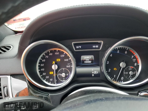 2016 Mercedes-Benz GL with VIN 4JGDF6EE3GA629002, listed as a Copart auction lot 80864124 with 155,582 mi miles and Salvage Title. Bid and sale history available at carsss.com. Image 9.