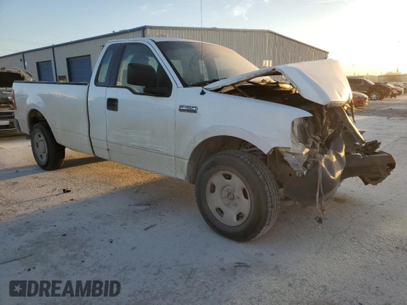 2005 Ford F-150 XL with VIN 1FTRF12W35NA62855, listed as a Copart auction lot 48599365 with 391,441 mi miles and Salvage title. Bid and sale history available at DreamBid. Image 4.