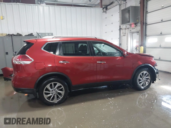 2014 Nissan Rogue SV with VIN 5N1AT2MV9EC774648, listed as a IAAI auction lot 41587650 with 227,748 mi miles. Bid and sale history available at carsss.com. Image 13.